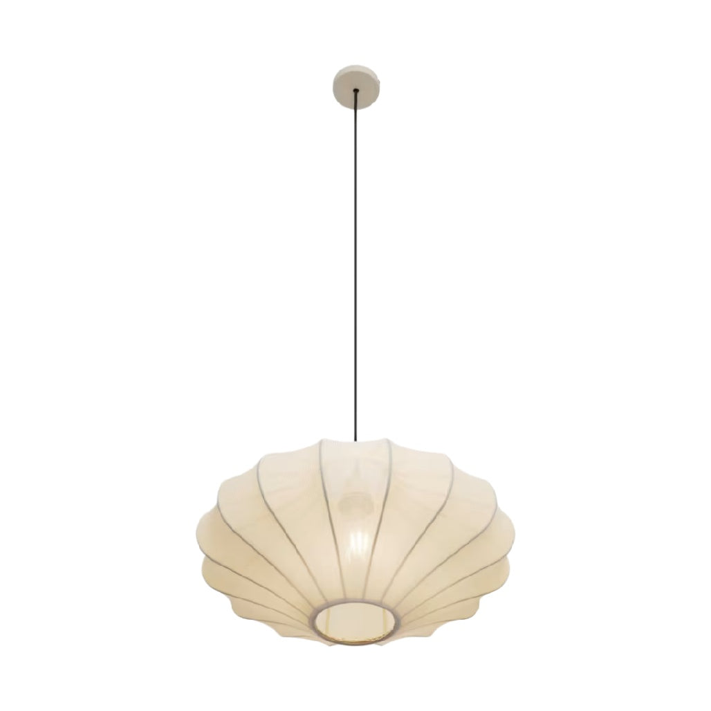 Suspension en forme de coquillage - Couleur crème